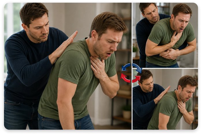 Start With Traditional Choking Rescue Methods
